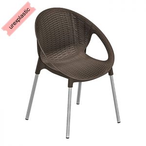 صندلی پلاستیکی پایه فلزی